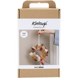 Kit DIY Kintsugi, D&eacute;corations &agrave; suspendre, ass. de couleurs, 1 Pq.