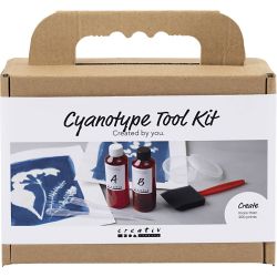 Kit d&rsquo;Outils Cyanotype, Accessoires, bleu, 1 Pq.