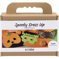 Mini Kit DIY D&eacute;guisement Effrayant, Masques, couleurs Halloween, 1 Pq.