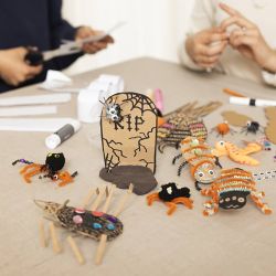 Kit DIY Groupe Halloween, Insectes, 1 Pq.