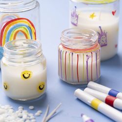 Kit DIY Groupe Fabrication de Bougies, Bougeoirs de bougies chauffe-plat, 1 Pq.